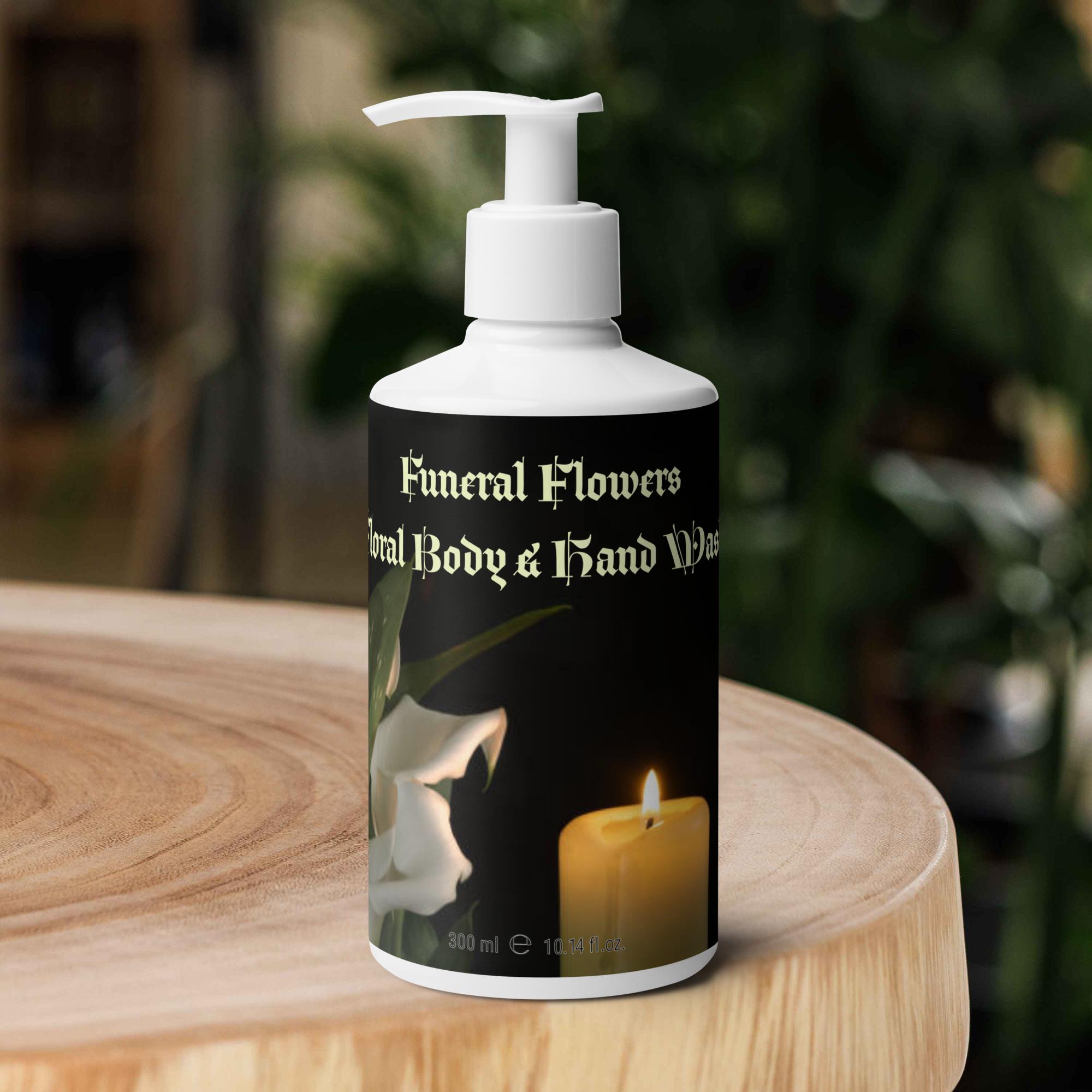 Funeral Flowers Hand and Body Wash