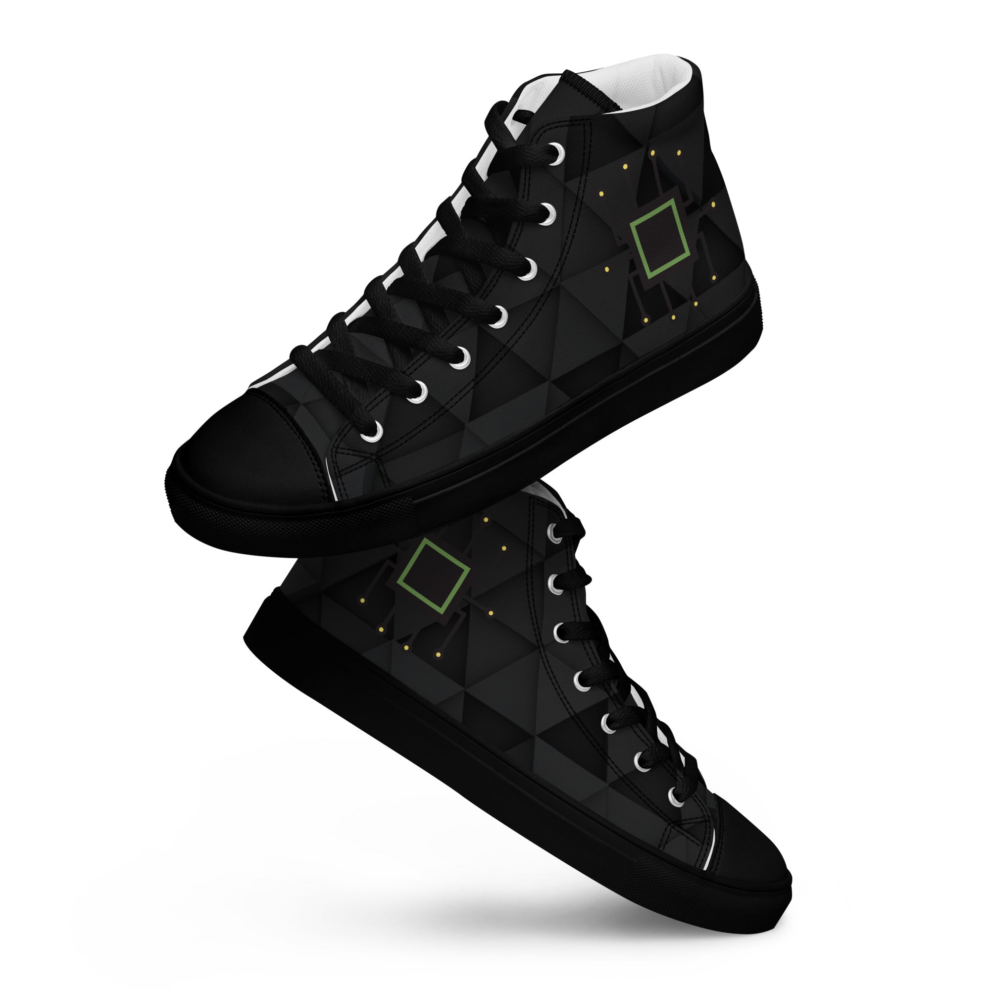 Men’s high top canvas shoes